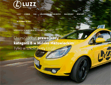 Tablet Screenshot of luzz.pl